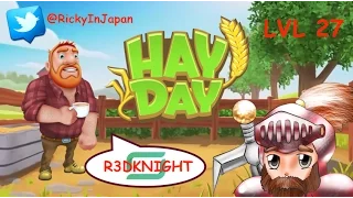 Hay Day - Level 27 - Farming, Fishing, Trucking, Hunting for XP & Tips