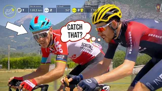 Luke Rowe Trolls Gilbert "You Think you can Catch THAT?" | Tour de France 2022 Stage 13