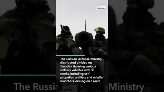 Russian Video Said to Show Artillery Units in Ukraine