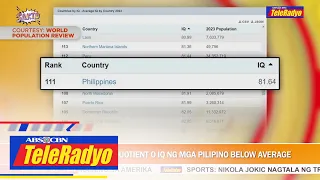 Report: Intelligence Quotient ng mga Pilipino below average umano | SAKTO (18 May 2023)