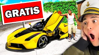 GTA 5 pero TODO LO QUE TOCO es GRATIS !! 🤑💰