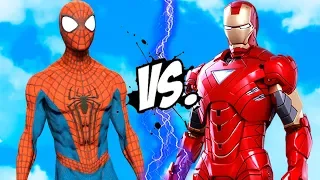 THE AMAZING SPIDER-MAN Vs IRON MAN - EPIC BATTLE (IRON MAN MARK VI - AMAZING SPIDER-MAN 2)