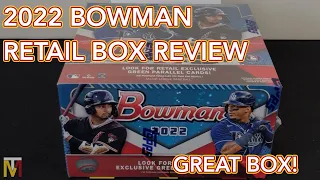 2022 BOWMAN BASEBALL RETAIL BOX REVIEW || AUTO HIT! || MULTIPLE NUMBERED 1STS AND TOP 1ST CHROMES!