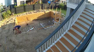 Swimming Pool Construction Time-Lapse beginning to end, 2020