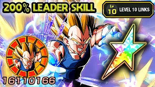 200% LEADER SKILL! 100% LR SSJ2 ANGEL VEGETA LEVEL 10 LINKS! Dragon Ball Z Dokkan Battle