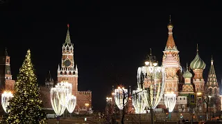 Новогоднее поздравление. Новогодняя Москва 2020. Путешествие в Рождество.