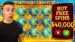 $40,000 Bonus Buy on MYSTERIOUS EGYPT 🧭 (40K Bonus Buy Series #21)