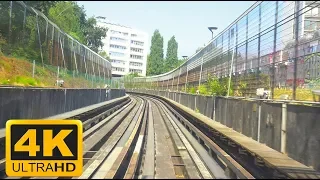 [4K Lille] Time-lapse Métro 1 : 4 Cantons Stade P. Mauroy / CHU Eurasanté