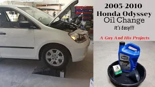 2005-2010 (3rd Gen) Honda Odyssey Oil Change - It;s Easy!