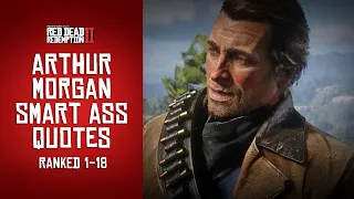 Arthur Morgan being SmartAss for 3 mins. Hilarious quotes ! #rdr2 #rdr2gameplay #reddeadredemption