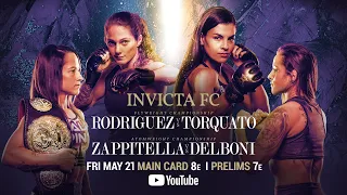 Invicta FC: Rodriguez v Torquato LIVE TONIGHT on YouTube