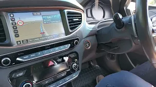 Hyundai Ioniq 2018 in start stop traffic