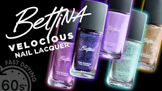 Dry in 60 SECONDS? Bettina Cosmetics VELOCIOUS Line Review