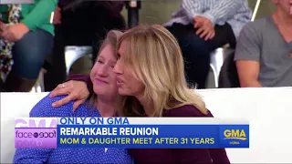 MyHeritage DNA mother-daughter reunion live on Good Morning America!