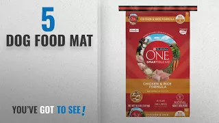 Top 5 Dog Food Mat [2018 Best Sellers]: Purina ONE SmartBlend Natural Chicken & Rice Formula Adult