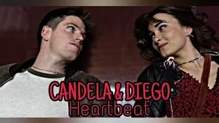 #laúltima #jednanamilion  CANDELA & DIEGO ULLOÁ || Heartbeat ☆ La Última