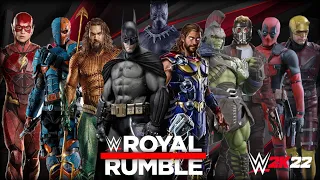 WWE 2K22 Royal Rumble: Season Finale (Marvel VS DC)