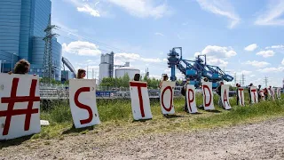 Protest gegen neues Kohlekraftwerk Datteln IV