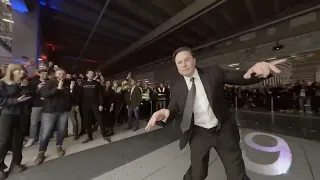 The Drone View Of Elon Musk Dancing