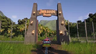 Jurassic World Evolution 2 1993 Jurassic Park Isla Nublar Sandbox Park Tour