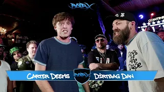 Dirtbag Dan vs Carter Deems - GTX Rap Battle - Hosted by Lush One & DelMon Crew