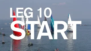 Leg 10 Start – Cardiff to Gothenburg – Full Replay | Volvo Ocean Race