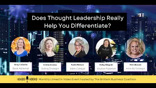 DOES THOUGHT LEADERSHIP REALLY HELP YOU DIFFERENTIATE?