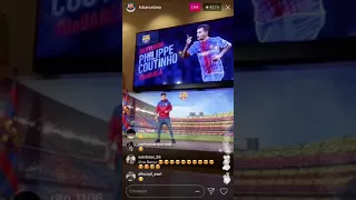 COUTINHO PRESENTATION FOR BARCELONA