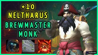 Brew Monk | +10 Neltharus Tyrannical | Dragonflight Season 4 Mythic Plus