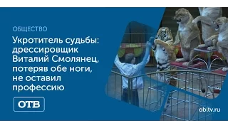 Укротитель судьбы: дрессировщик Виталий Смолянец, потеряв обе ноги, не оставил профессию