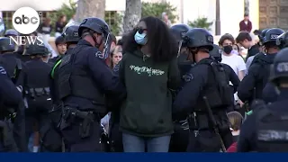 Police clash with campus protesters at Columbia University