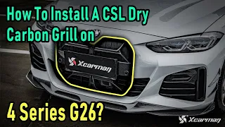 Add Carbon Mods On BMW 4 Series G26 - Dongsai Car Styling