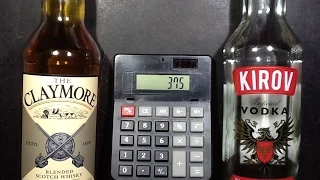 Alcoholic computations.  (How UK duty is charged on a shot or a beer)