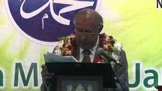 Fijian President, H.E Ratu Epeli Nailatikau, Chief Guest - Holy Prophet Muhammed's Day celebration