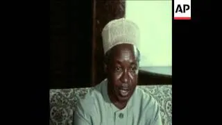 SYND 12 1 75 JULIUS NYERERE INTERVIEW ON RHODESIA
