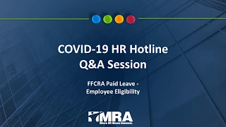 FFCRA - Paid Leave Employee Eligibility