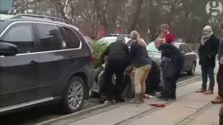 Copenhagen shooting: Aftermath captured in amateur video footage