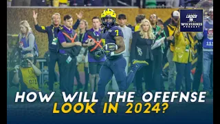 Too-early outlook on the Michigan football offense in 2024