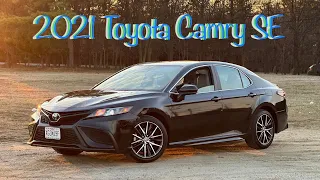 2021 Toyota Camry SE Startup, Walk-around, full tour and test drive!