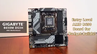 Entry-level AMD B650 Motherboard - Gigabyte B650M DS3H Unboxing & Overview