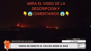 La Lava Llega Al Mar en la Palma (VIDEO)