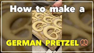 American POV: How to make a German (Schwäbisch) Pretzel 🥨 Bäckerei Renz in Weil der Stadt, Germany