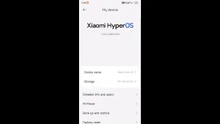 Hyper OS Redmi Note 12 4g Android 14  ( topaz )