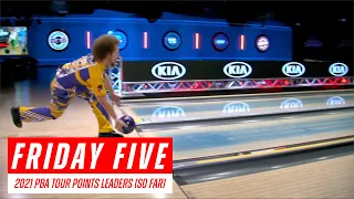 Friday Five - 2021 PBA Tour Competition Points Leaders (So Far)
