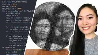 I Wrote an Algorithm to Draw Portraits from Thread | Thread Art