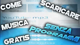 44#TUTORIAL:COME SCARICARE MUSICA GRATIS SUL PROPRIO SMARTPHONE E PC [HD ITA]