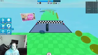 ROBLOX Obby But You're In A Tire World 1 RECORD