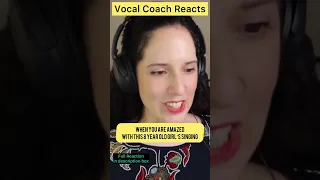 Angelina Jordan | “Fly me to the moon” - Vocal Coach Reacts 🥰 #shorts #angelinajordan