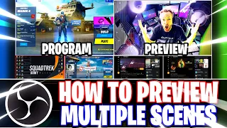 OBS Studio: How to Preview Multiple Scenes -- Windowed Projector (Scene) (OBS Studio Tutorial)