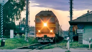 ТЭП70-0133 с поездом №350 С.Петербург - Костомукша, ст. Сортавала